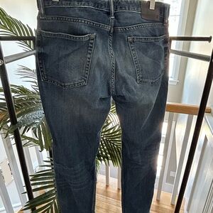 Bonobos Mens Dark Blue Denim Jeans - Classic Slim Fit *31x32*